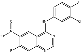 N-(3-氯-4-氟苯基)-7-氟-6-硝基-4-喹唑啉胺